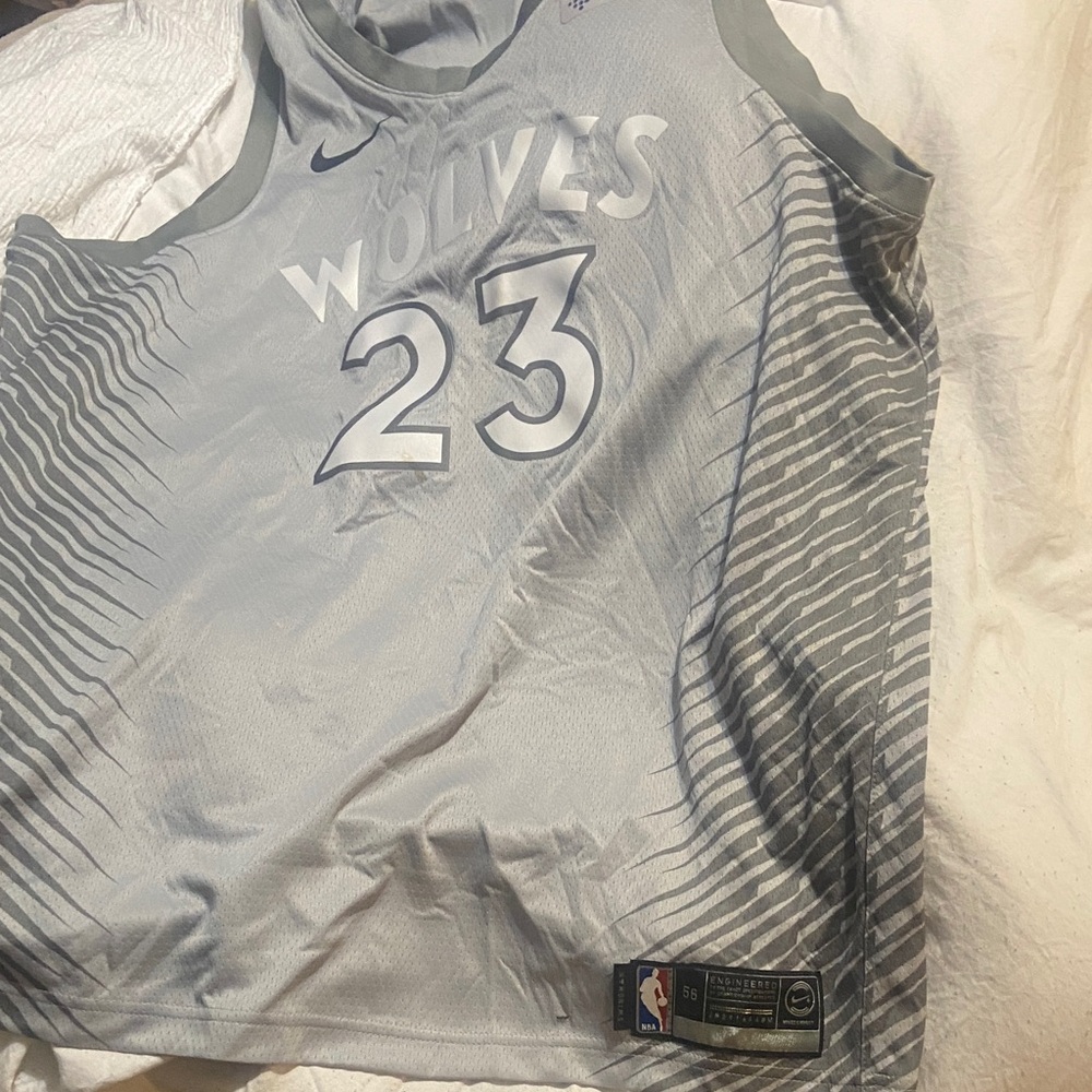 Nike Gray Wolves #23 Basketball Jersey